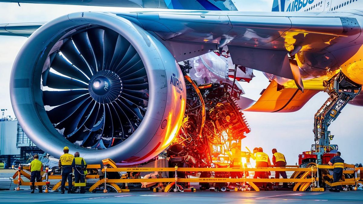 Airbus A380 Engine Failure